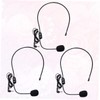 WHAMVOX 3sets Microphone Voice Amplifier Headset Mic for Teaching Portable