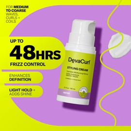 DevaCurl Styling Cream Crema definidora hidratante de acabado flexible
