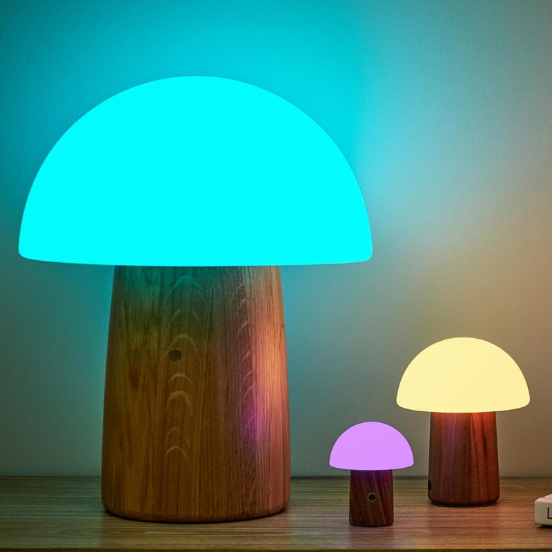 Gingko 7 Colour Changing RGB Alice Mushroom Lamp, Mood Light