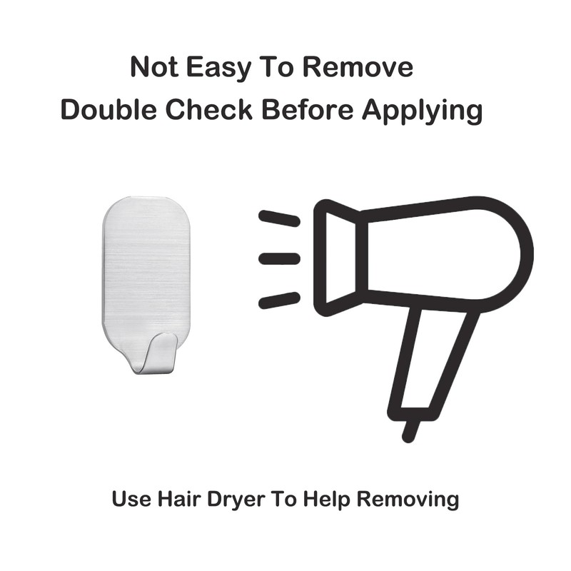 Kiemeu Small Self Adhesive Hooks for Hanging Heavy Duty Stick