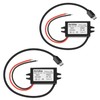 2-Pack DC 12V/24V to 5V USB C Buck Converter 3A