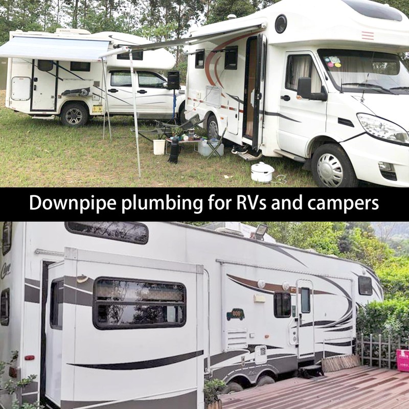 RULLINE Pipe Stands Compatible with RV and Camper Sewer Waste