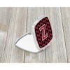 Caroline's Treasures Letter Z Chevron Garnet and Black Compact Travel