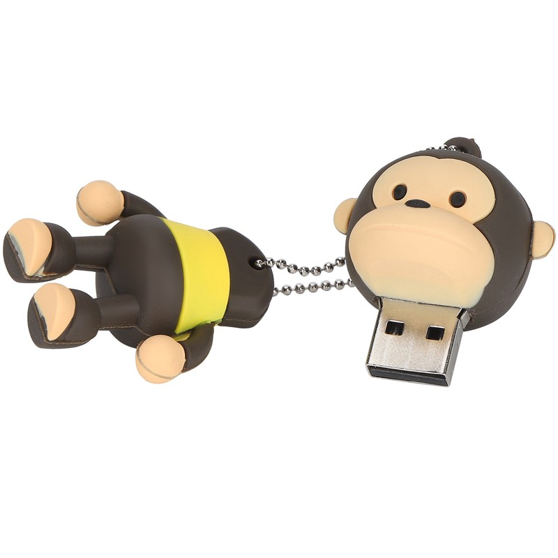 USB Flash Drive Interesting Cartoon Monkey Portable Storage Memory Stick