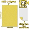 30 Sheets Light Gold Glitter Cardstock Paper - 21.6x27.9CM Letter