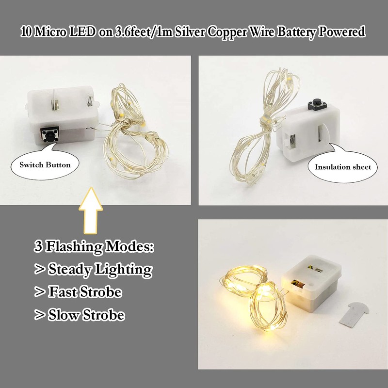 Zagxuade Wooden Wolf Decor with Light, Forest Animals Table Decor,