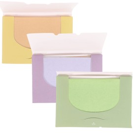 FRCOLOR 1set Unisex Oil Absorbing Sheets Facial Blotting Paper Tea Scents Portable Oil Control Tissues for Oily Skin for Home Office Go