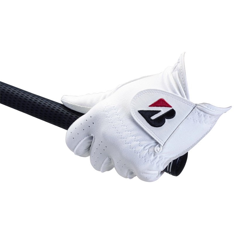 Bridgestone GL2509WH26 Men's Golf Glove Tour Nano, White, 10.2 inches