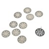 10 Pcs Rotary Tool 30mm Wheel Discs 8 Holes Diamond