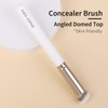 ENZO KEN, White Small Concealer Brush, Dense Under Eye Concealer