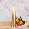 Conical Shape Metal Desk Vase Decoration Rose Flower Holder Cup