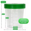 Horn Medical Urine Cup / Sample Cup with Screw Cap,