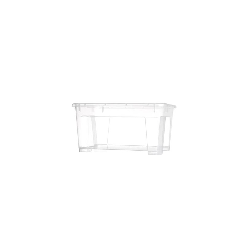 Samla Storage Box 22 Litres with Lid - Stackable Transparent