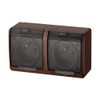 Hermes 5901130483075 Airtight Socket Double Z/U 16A IP44 Brown GNT