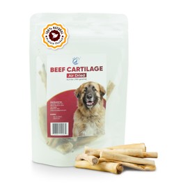 Mr Ros Natural Beef Cartilage for Dogs - Premium Collagen Chews for Aggressive Chewers - Long Lasting Dog Treats for Joint and Skin Health - Healthy Pet Treats - 150g per Bag