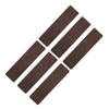 6pcs Stair Mat Self Adhesive Reusable Stair Mat Brown