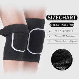 Volleyball Knee Pads, Knee Pads Volleyball for Men Women, Knee Pads with Thick Foam, Youth Volleyball Knee Pads for Volleyball Basketball Yoga Dance Running Cycling Climbing to Protect Knee (Small)