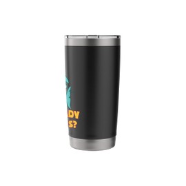 Funny Shark Pun Jaw Ready For This Sea Animal Lover Stainless Steel Insulated Tumbler