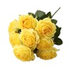 Jasion Artificial Roses Flowers 10 Heads Arrangement Silk Bouquet Glorious