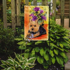 Caroline's Treasures SS8297GF Norwich Terrier Garden Flag Mailbox Flag Decorative Yard Flag Banner Outside Patio Artwork Yard Flower Beds, Garden Size, Multicolor