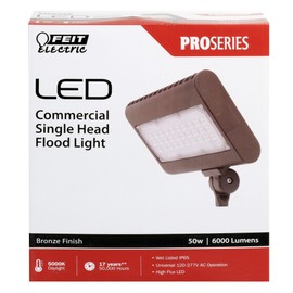 Feit Electric Hardwired LED Bronze Floodlight