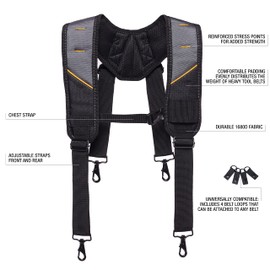 Toughbuilt CT-51P Pro Padded Suspenders