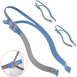 3 Pack Latest Version Headgear Compatible with Airfit P10 N30- Advanced Upgraded P10 N30 Strap, Super Elastic Adjustment Straps Great-Value Supplies by AirSmart. (Pack of 3)