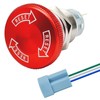 19mm 3/4" Latching Emergency Stop Push Button Switch SPDT Mushroom