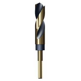 Felimoa 4341 Pinch Shank Drill, Approx. 1.0 inches (25 mm), Advanced Titanium, Nitride-coated, High Speed Steel