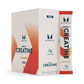 Myprotein Impact Creatine Sachets | 30 x 5g (30 Servings) | Single-Serve Pure Micronised Creatine Monohydrate Powder | 5g per Serving | Supports High-Intensity Training & Recovery | Unflavoured