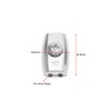 LT Easiyl 10pcs Wire Rope Clips Galvanized Steel Egg Shaped