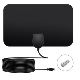 TV Antenna, Indoor high-Definition Digital Antenna, Amplifier Signal Amplifier, Indoor high-Definition TV Antenna Supports 4K 1080p
