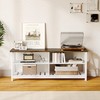 ChooChoo Farmhouse TV Stand for TVs up to 60 Inch,