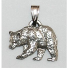 Bear Harris Fine Pewter Pendant USA Made