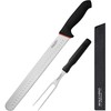 BOLEXINO 12" Carving Knife Set for Slicing, Sharp Premium Ham