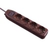 Electraline 62062 4-Way Power Strip with Switch, Cable 1.5 m