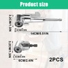 2 PCS 90 Degree Right Angle Drill Attachment Set, 105