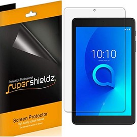 Supershieldz (3 Pack) Designed for Alcatel Joy Tab/Joy Tab 2 / Joy Tab Kids/Joy Tab kids 2 and Alcatel 3T (8-inch) Screen Protector, High Definition Clear Shield (PET)