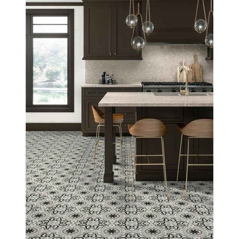 12x12 Marseille Encaustic Pattern Ceramic Tile Floor Wall (8)
