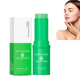Barra Hidratante Facial en Stick Con cido Hialurnico - Hidratacin Profunda Para Todo Tipo de Piel (Green)