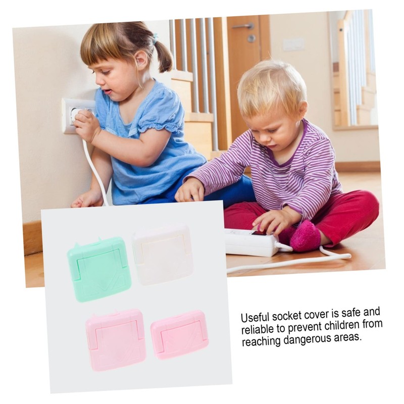 ORFOFE 60pcs Safety Socket Covers Plug Protectors for Electric Outlets
