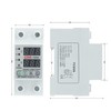 BIK YC6VA Household Din Rail Adjustable Digital Dual Display Limit