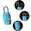 2 Pcs 4 Digit Padlock Re-settable Combo Lock Heavy Duty