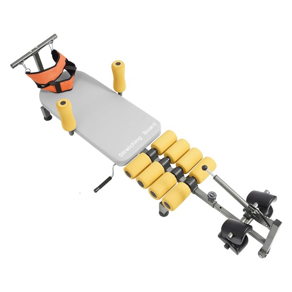 KOLHGNSE Back Stretcher Traction Bed, Adjustable Spine Decompression Device Lumbar