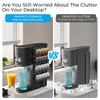 DEMEGA Flavor Pods Holder for Ninja Thirsti, 4-Pack Stackable Organizer