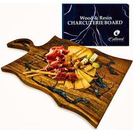 Cultured Creation - Charcuterie Boards - Cheese Board & Charcuterie - Housewarming Gifts, Wedding Gifts for Couples - Elegant Wood Design, Ideal for Parties & Gatherings