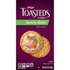 Toasteds Crackers, Party Snacks, Lunch Snacks, Savory Onion, 8oz Box