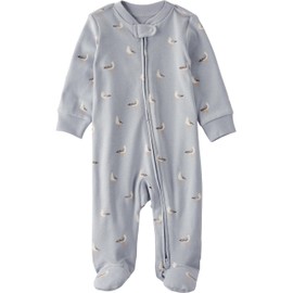 little planet by carter's Baby Sleep and Play made with Organic Cotton, Seagull Print, 6M