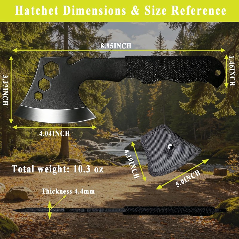 Multi Tool Hatchet Men Gifts - Cool Fathers Day Dad