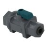 Inline Ball Valve PVC - 1/4 Tube x 1/4 Female